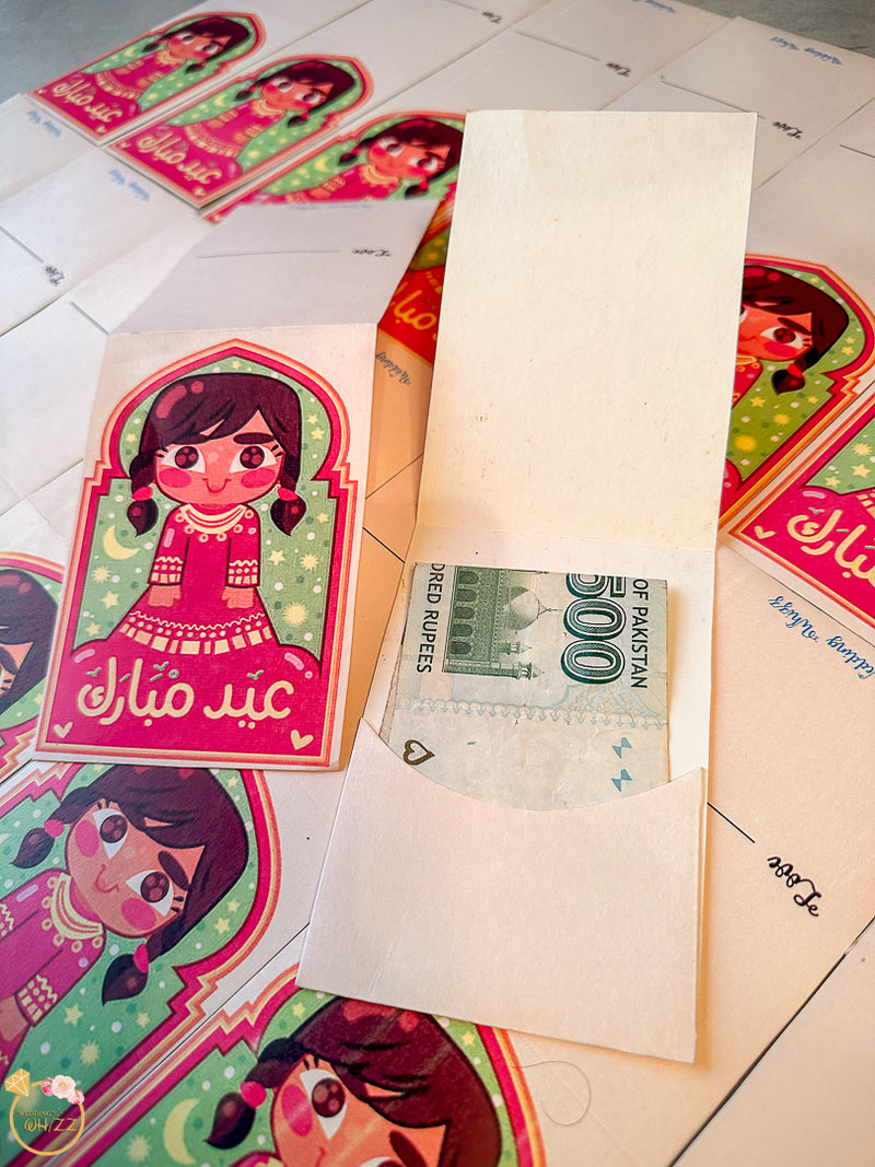 Eid Novelty Envelopes - Children's Eidi (Pack of 10)