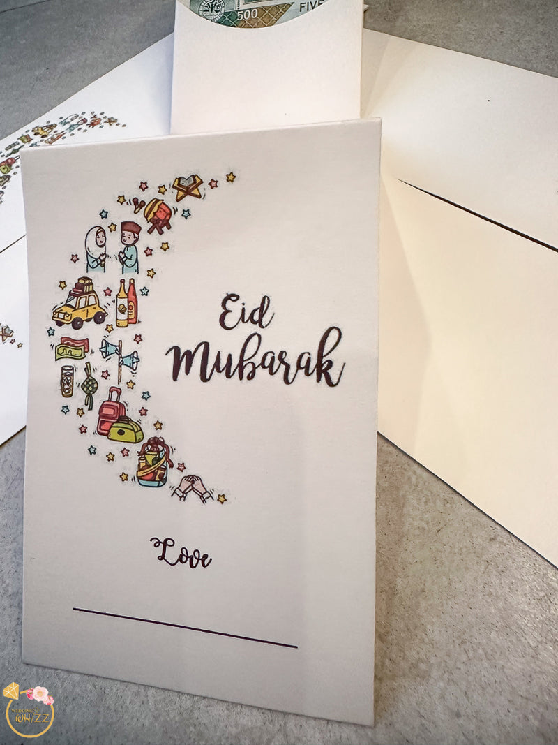 Eid Novelty Envelopes - Traditional (Pack of 10)