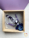Wooden Shadowbox with Sliding Acrylic Lid