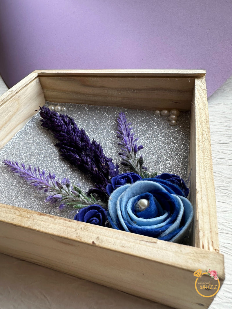 Wooden Shadowbox with Sliding Acrylic Lid