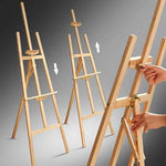 Welcome Stand - Wooden Easel for Welcome Board, Canvas & Announcements