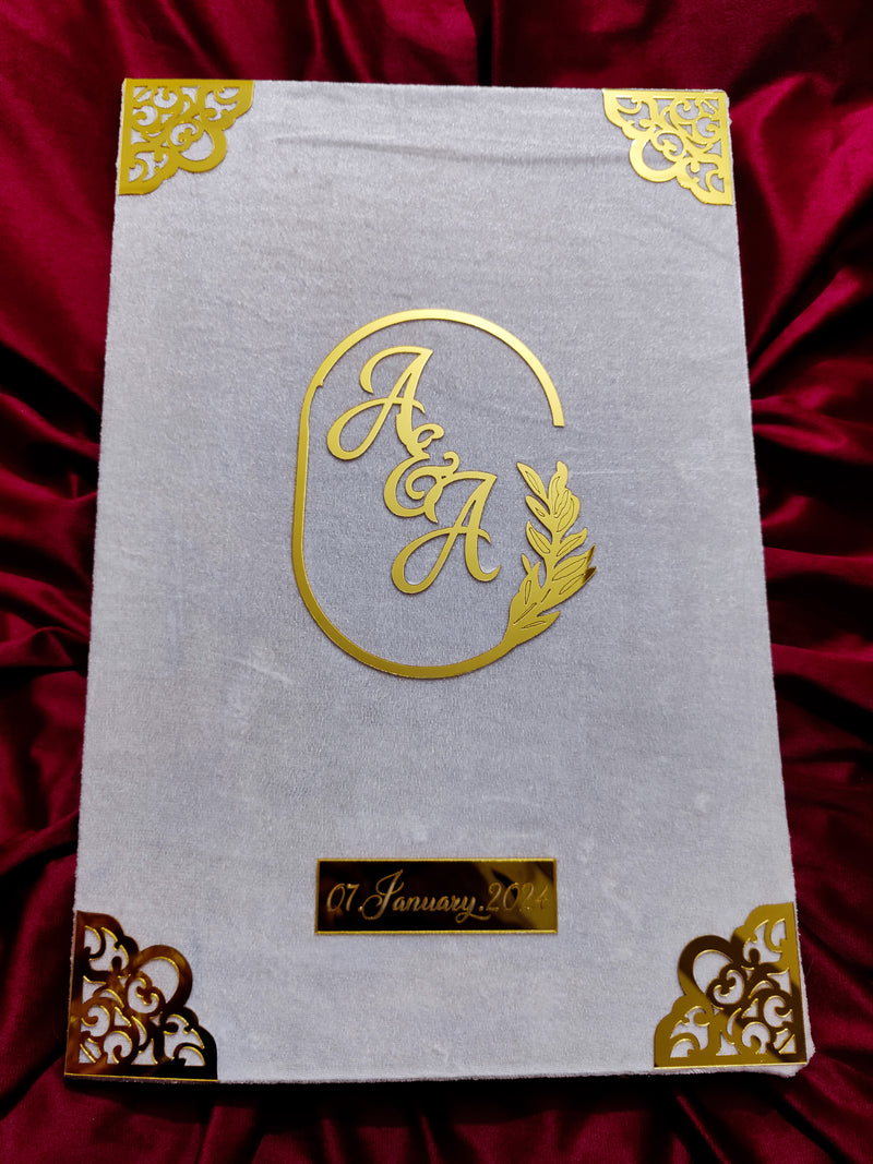 Nikkah Nama Booklet | White