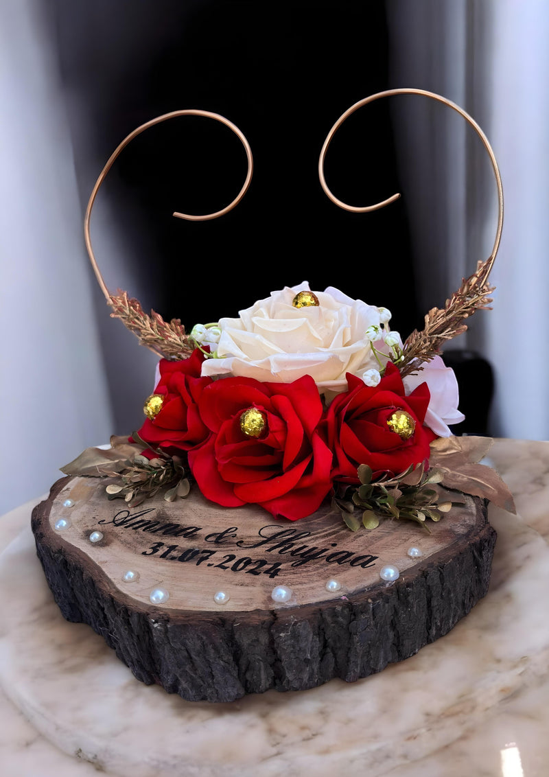 Rustic Embrace Ring Tray