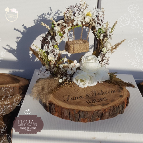 Floral Arch Swing Engagement Tray