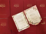 Royal Tri fold Booklet with Gold Foil