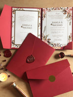 Royal Tri fold Booklet with Gold Foil