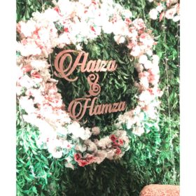 Personalized Backdrop Names